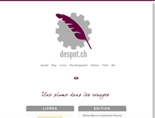 Tablet Screenshot of despot.ch